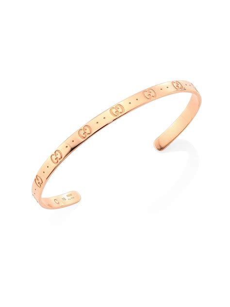 rose gold gucci bangle